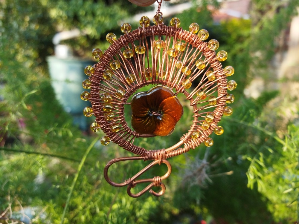 bijou cuivre fleur orange2